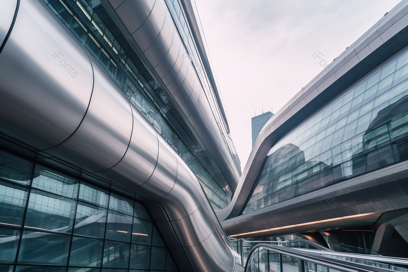 实拍浅绿色商业街商超室外环境摄影背景,高清,摄影图,摄影图片,图片大全,摄影图免费下载